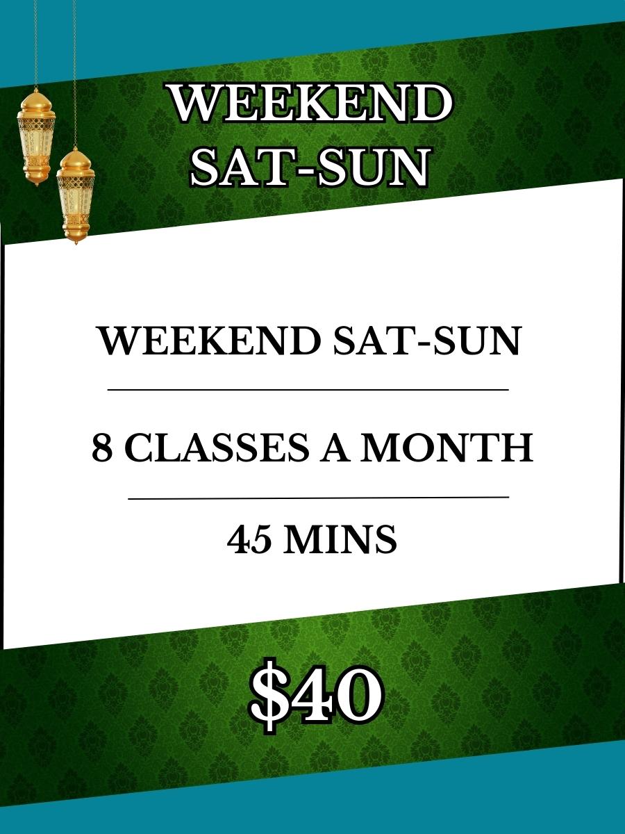 WEEKENDS SUN-SATUS/Canada Monthly Fee: